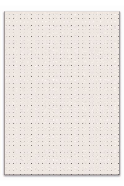 FOLİX ART Kraft Notebook 15.5x23 Cm 50 Sheets 6 Pointed Notebook