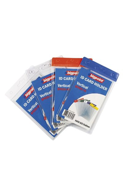 Bigpoint White Vertical Card Bag - 55x85mm, Pack of 10