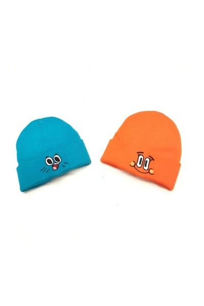 Orçun Özkarlıklı Gumball Darwin Embroidered Beanie Set