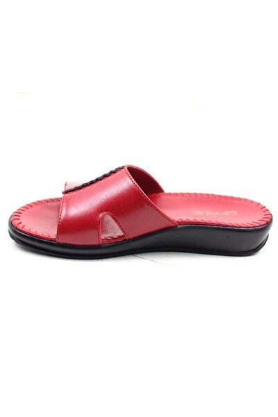Ceyo 9200-3 Women's Red Daily Slippers Suitable for Low Sole and Foot Anatomy