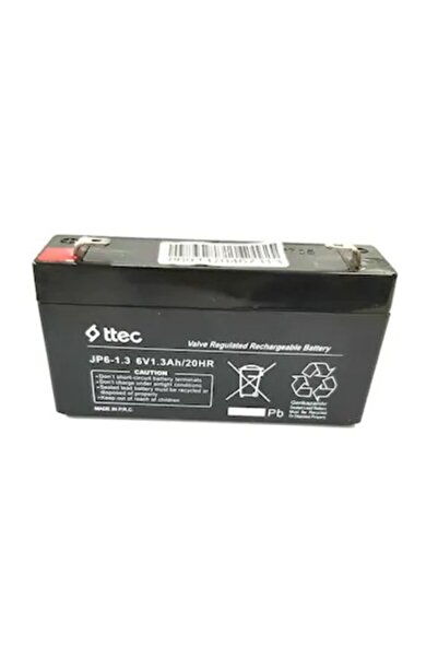 Ttec Ttec 6 Volt 1.3 Amper Kuru Akü 6v 1,3a Üretim Tarihi 2020.10