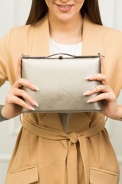 weem bag Платинена чанта клъч