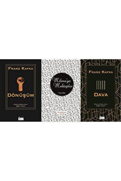 Koridor Yayıncılık Franz Kafka Bez Cilt Koleksiyon Baskı 3 Kitap Set Milena'y...
