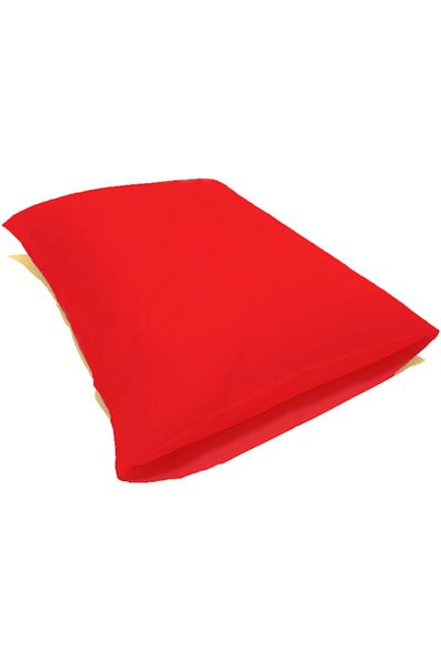 Vefa Home Collection 100% Cotton Ranforce Pillow Case - Red - Set of 2 50x70 -