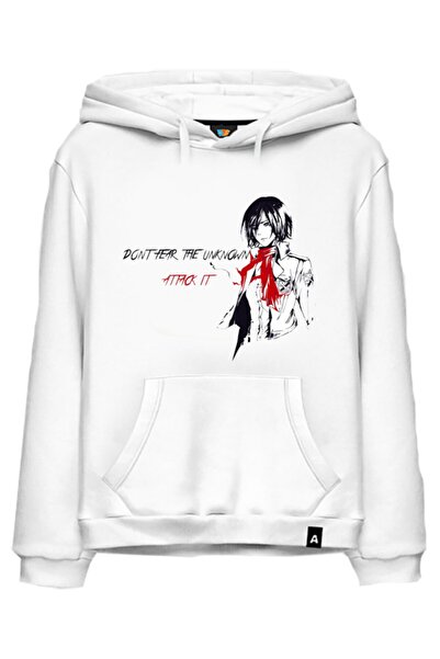 GALASHOP سويت شيرت بغطاء للرأس من Anime Don T Her The Unknow موديل 997