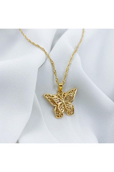 CHARMLUCKY Butterfly Necklace