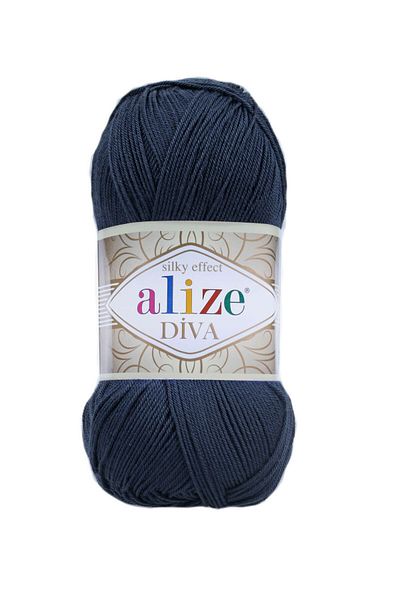 Alize Diva 361 Navy Blue Hand Knitted - 5 τεμάχια γιλέκο και μπλούζα τυπικό νήμα, νήμα σάλι Supla