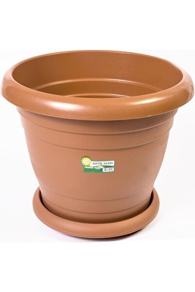 Cosargroup 1 Adet Tabaklı Antik Saksı No6 Klasik Bahçe Çiçek Saksısı 21litre
