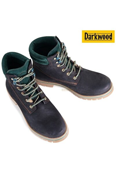 Darkwood 4444 Синій жирний натуральний шкіряний підошва з натурального каучуку