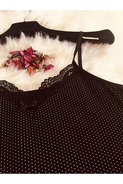 Altınay Women's Lace Undershirt Panty Slip Set