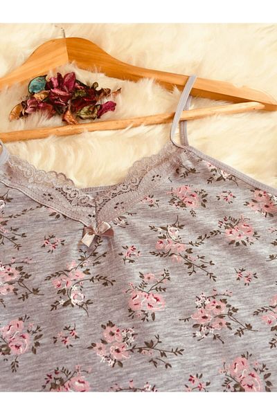 Altınay Women's Lace Undershirt Panty Slip Set