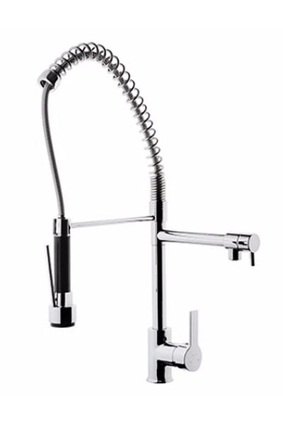 KARE Dimora Omega Mix Industrial Double Sink Faucet