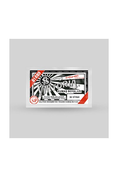 Viktoria Kumaş Boyası Kot Boyası 30 Siyah