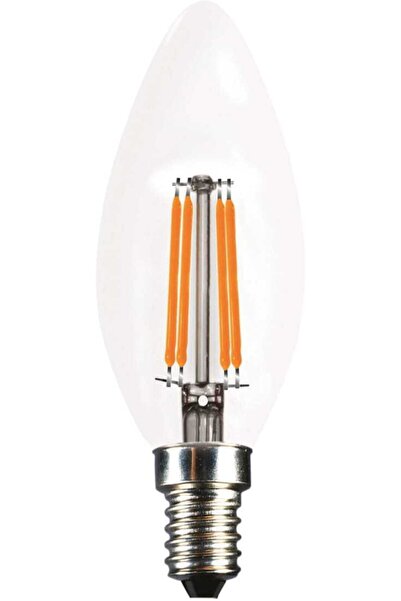 LAMBAM 4 Watt E-14 Duylu Led Buji Ampül Günışığı Dimmer Özellikli