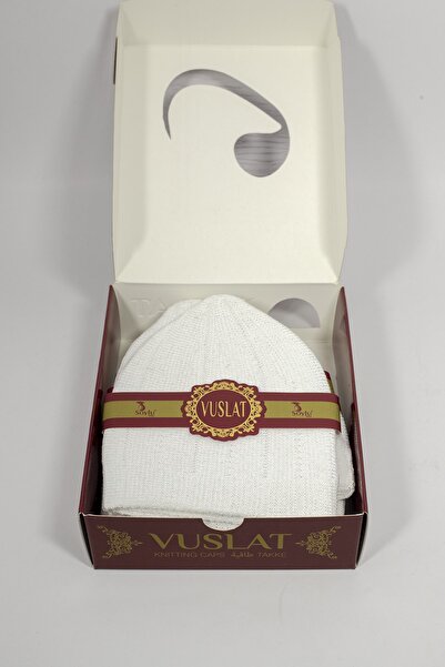 Soylu Mercan %100 Pamuk Namaz Takkesi 6 Adet