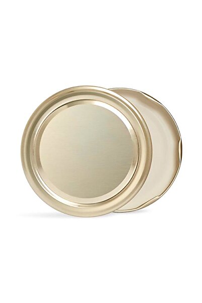 Sarkap Desenli Hijyen Kapak 82mm 10 Adet Konserve Cam Kavanoz Kapağı