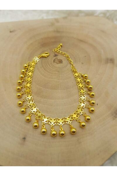 Gold Jewelry A N Kadın 22 Ayar Altın Kaplama Kişniş Bileklik Gold Renk
