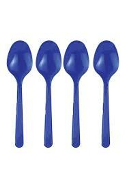 Roll-Up Navy Blue Plastic Spoon 25 Liters