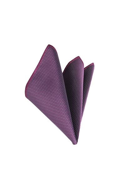 Brianze Men's Purple Handkerchief Tie Smdk-23