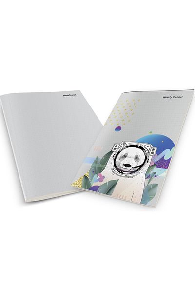 Pelikan Yayınları Astronaut Bear Weekly Planner & Notebook