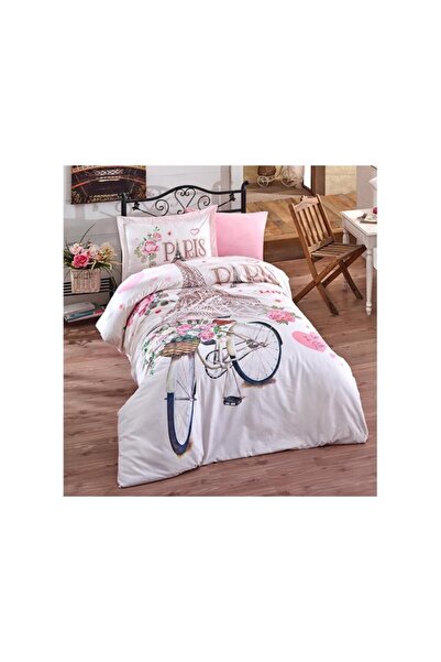 Clasy Tek Kişilik Nevresim Takımı Paris Love