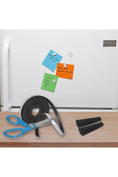 Dünya Magnet Şerit Magnet, 3 Metre Şerit Mıknatıs, Eni: 12mm Arkası Yapışkanl...