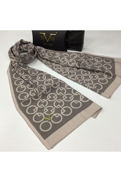 19V69 ITALIA Powder Mink Modal Shawl Modal Series 75x200 Cm With Scarf Hanger And Gift Set