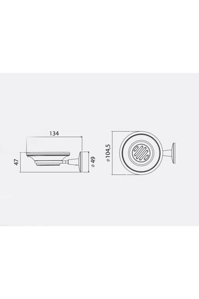 Eca Сапунерка Serel Bathroom Tulip Solid 140101002 E.c.a