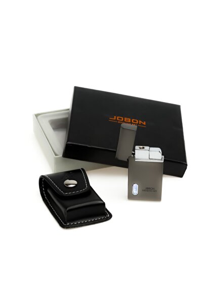 Jobon Marka Çakmak Deri Kılıflı