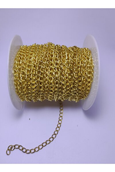 platin hediyelik ( 10 متر) سلسلة معدنية صفراء اللون متر مادة المجوهرات سلسلة ...