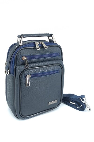 DERİEND 2019 Сумка з ручками та ременем через плече, синя