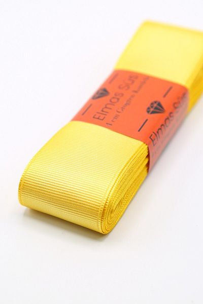 E Elmas Yellow Grosgrain Ribbon (4cm-10m)
