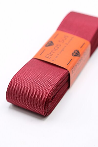 E Elmas Bordo Grogren Kurdele (4cm-10m)