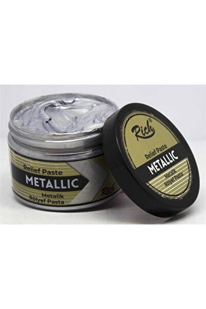 Rich Metalik Rölyef Pasta 160 Cc Metalik Gümüş