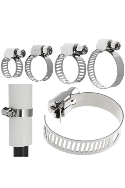 Genel Markalar (1 ADET) Ayarlı Hortum Boru Metal Sıkma Kelepçesi 9mm 32x50