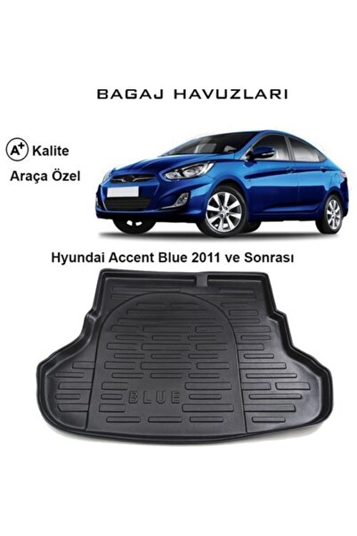KG GROUP Hyundai Accent Blue 2011 Ve Sonrası 3d Bagaj Havuzu