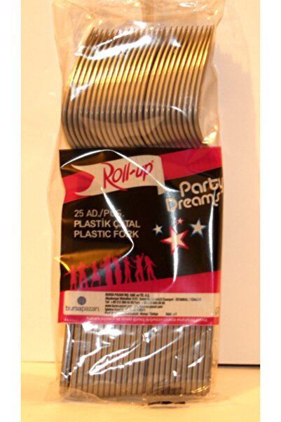 Roll-Up Plastik Çatal 25'li