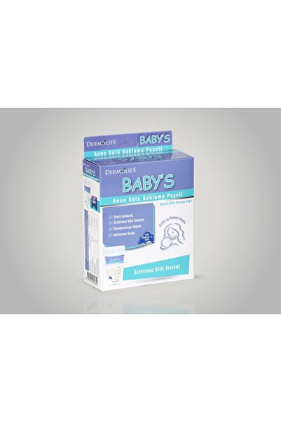 Dermolife Baby's Anne Sütü Saklama Poşeti 20 Adet