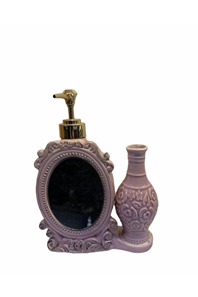 NASA dekor موزع الصابون السائل مع مزهرية عاكسة