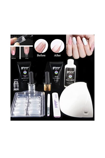 YAYOGE Poly Jel Full Set Uv Led Dahil Amerikan Fda Onaylı Ultra Güçlü Ve Daya...
