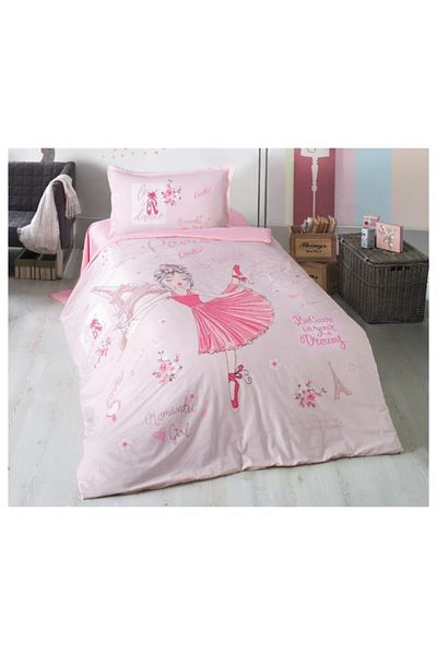 Clasy Single Duvet Cover Set Romantic Girl