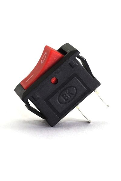 Dünya Magnet 10 Pieces On/Off Single Position Red Mini Switch, On Of Switch Board Type Power Switch