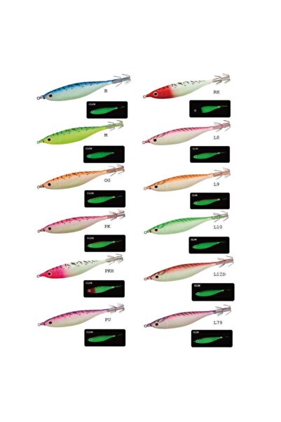 Genel Markalar Yozuri Crystal Ultra Kalamar Sahte Balığı A1546 8 Cm