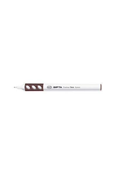 Gıpta قلم Fineliner سميك 0.4 مم بني داكن