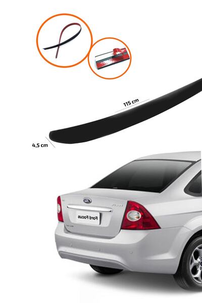 e otomarket Ford Focus 2-2.5 Bagaj Üstü Spoiler Piano Black