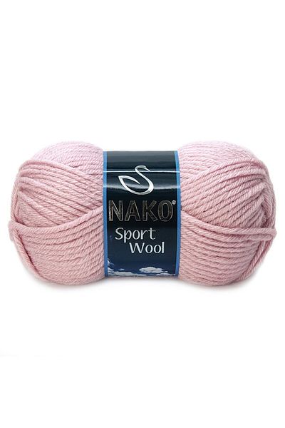 NAKO Ροζ Sport Wool Ροζ Πλεκτό Σχοινί