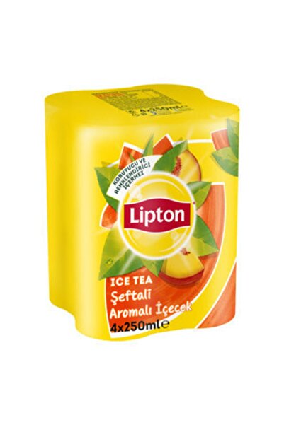 Lipton Ice Tea Şeftali Kutu 4x250 Ml