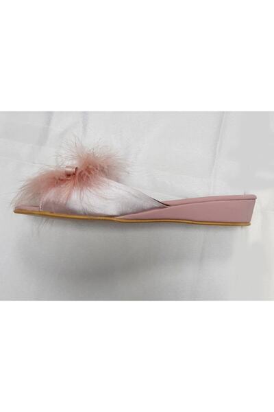 GC G&c 171 Жіночі весільні тапочки без каблука з пір'ям