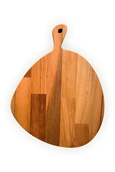 woodnatur sunum ahşapları لوح بيتزا مقاس 32 سم من السلسلة الهندسية Woodnatur ...