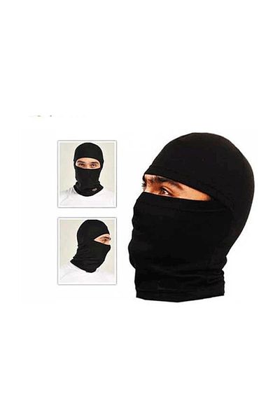 Star Polar Snow Mask Winter Fleece Hat Beanie Neck Collar Biker Helmet Beanie Unisex Balaclava Black